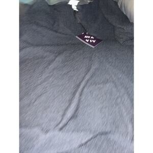 Ava Viv Women’s 3X Black Ruffled Sleeve Shirt